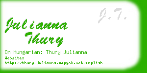 julianna thury business card